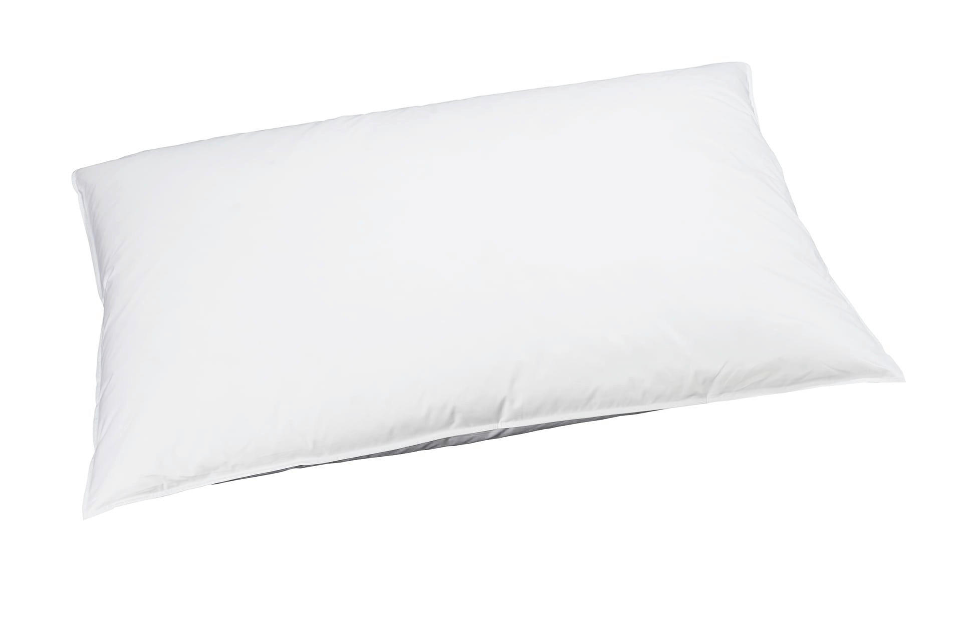KOPFKISSEN 50/70 cm Federn, Daunen  - Weiss, Naturmaterialien/Textil (50/70cm) - Billerbeck