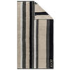 DUSCHTUCH 80/150 cm VIBE STREIFEN  - Beige, Basics, Textil (80/150cm) - Joop!