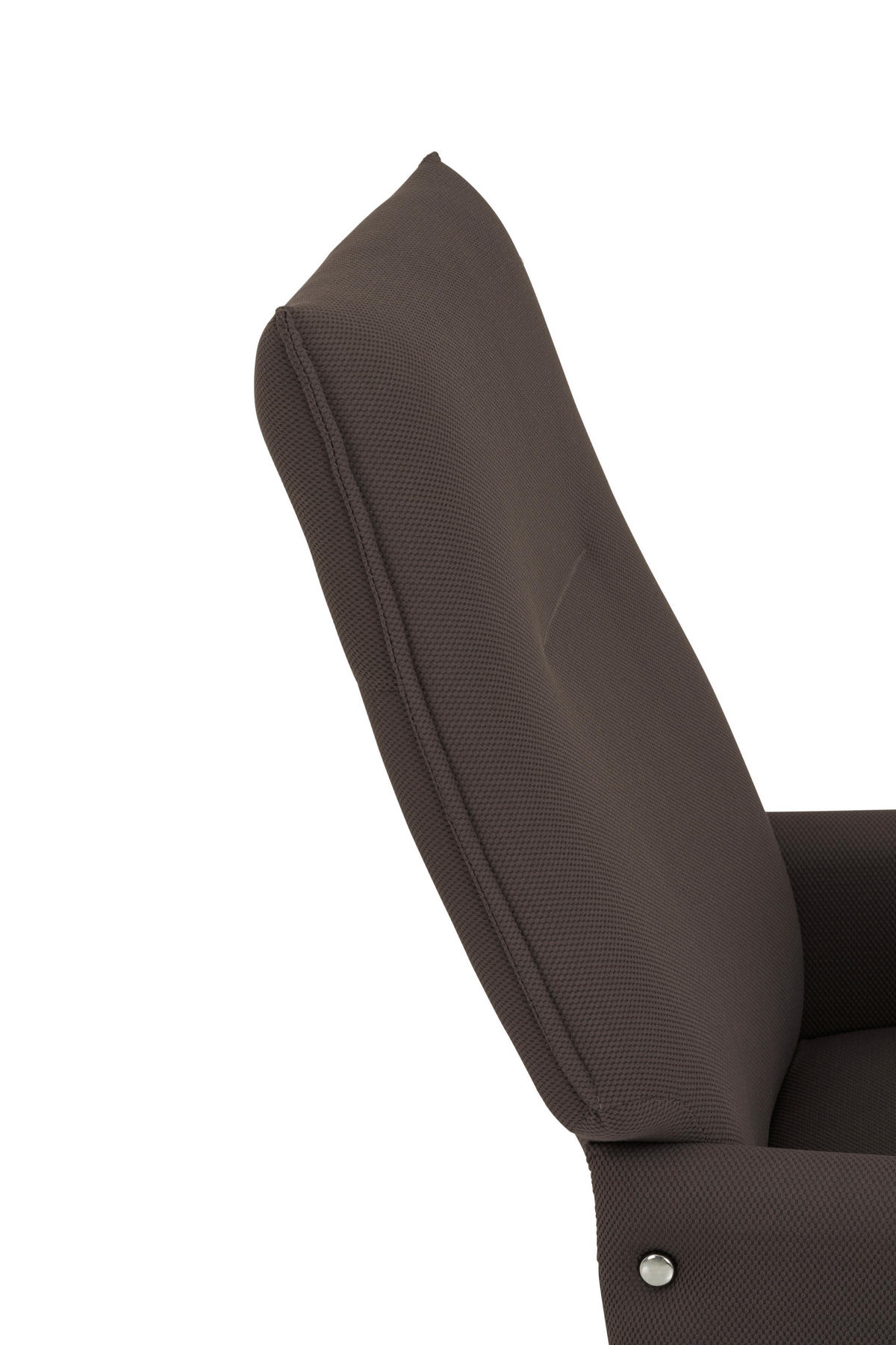 RELAXSESSELSET Webstoff Hocker    - Graubraun/Grau, MODERN, Textil/Metall (69/95/80/80/107,5cm) - P & B