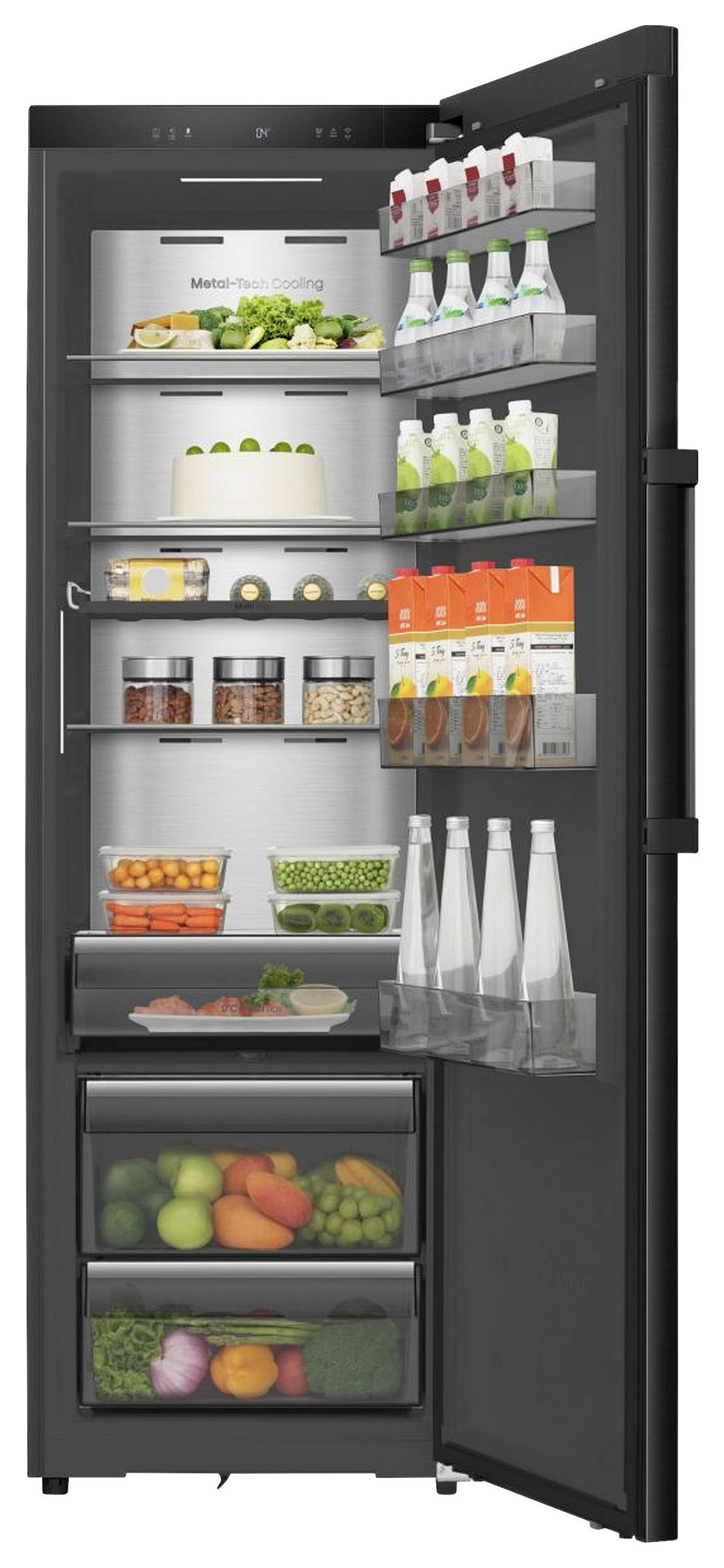 KÜHLSCHRANK 59,5/185,6/60 cm RL5K370GSFC1  - Schwarz, Basics, Metall (59,5/185,6/60cm) - Hisense