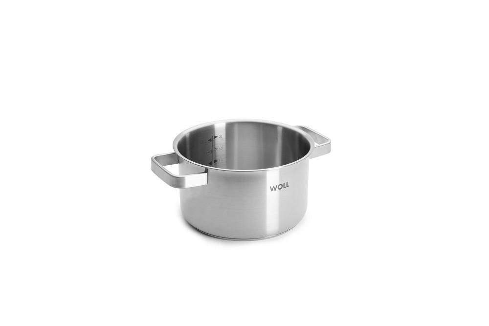 Thumbnail - Woll Kochtopfset Steel, Silber, Metall, 20 cm,16 cm, 3,5 + 2,6 + 1,8 L, rostfrei, PFAS-frei, Kochen, Töpfe, Topfsets