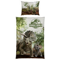 DĚTSKÉ POVLEČENÍ 140/200 cm  - bílá/zelená, Konvenční, textil (140/200cm)