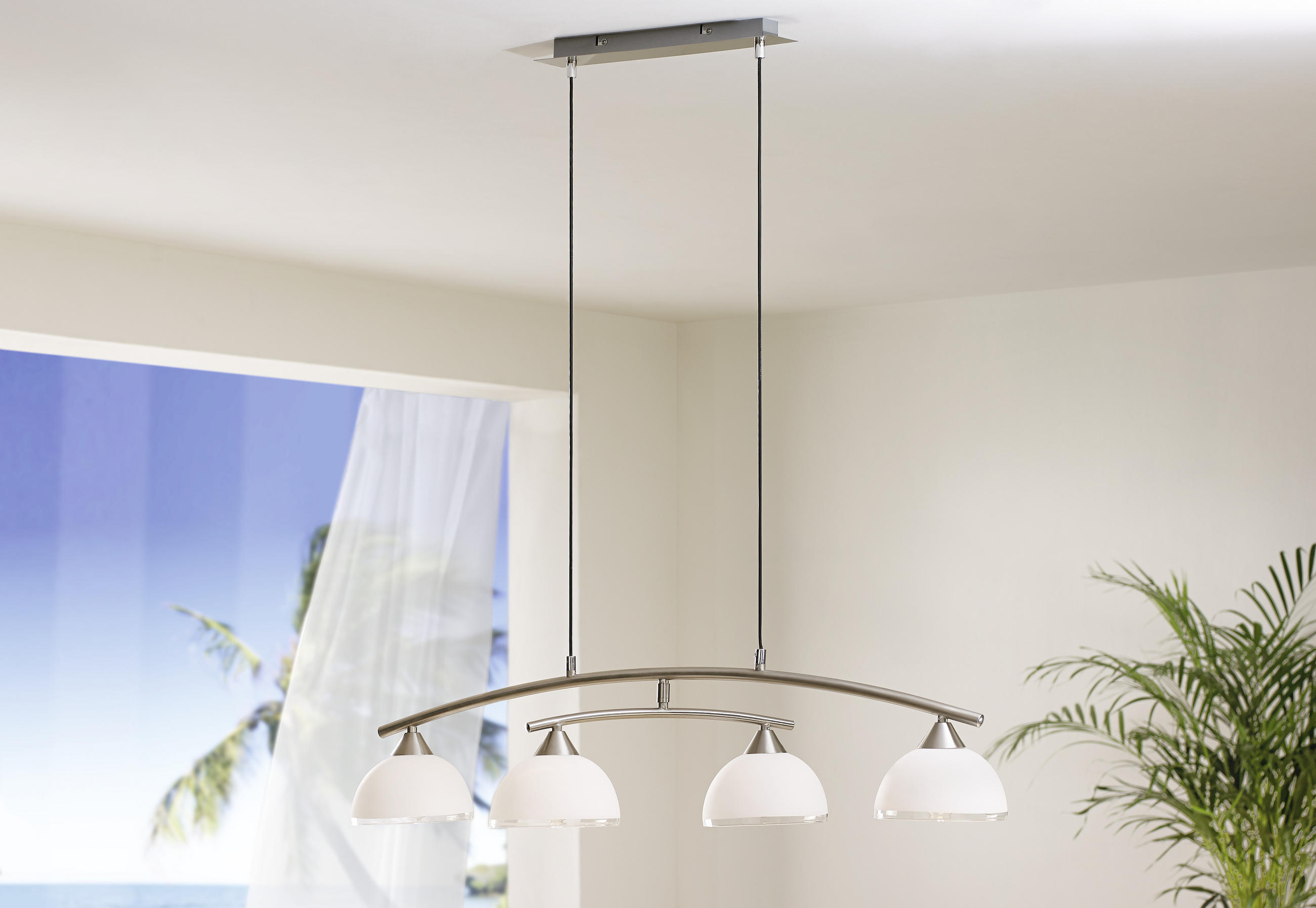 HÄNGLAMPA 85 cm  - Klassisk, metall/glas (85cm)