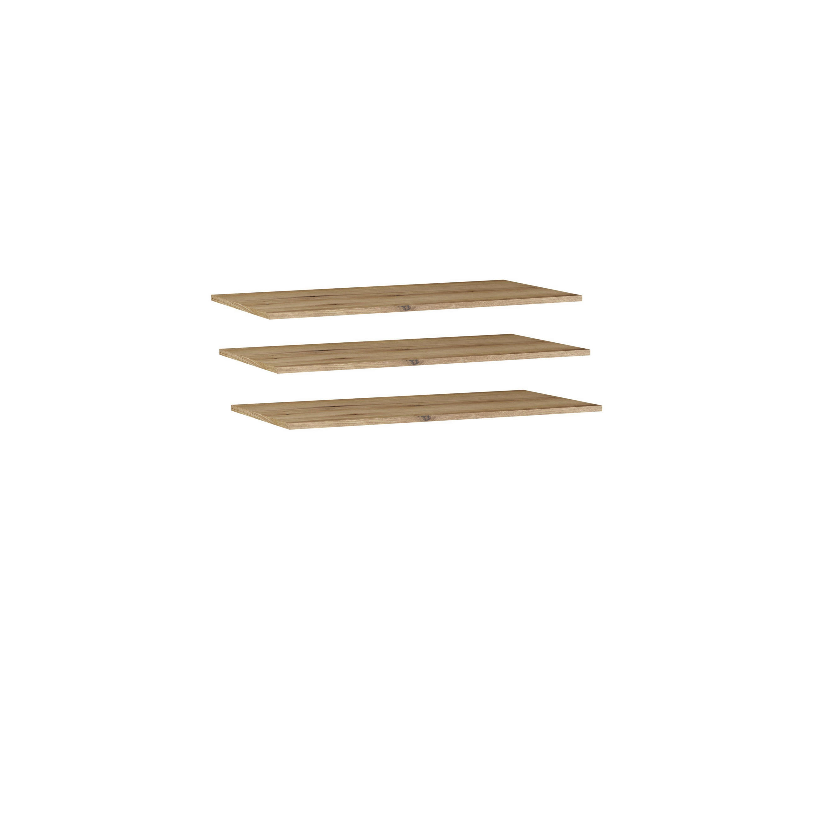 POLICA - barve hrasta, Design, leseni material (86,5/42/1,5cm) - Hom`in