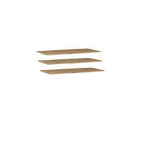 POLICA - barve hrasta, Design, leseni material (86,5/42/1,5cm) - Hom`in