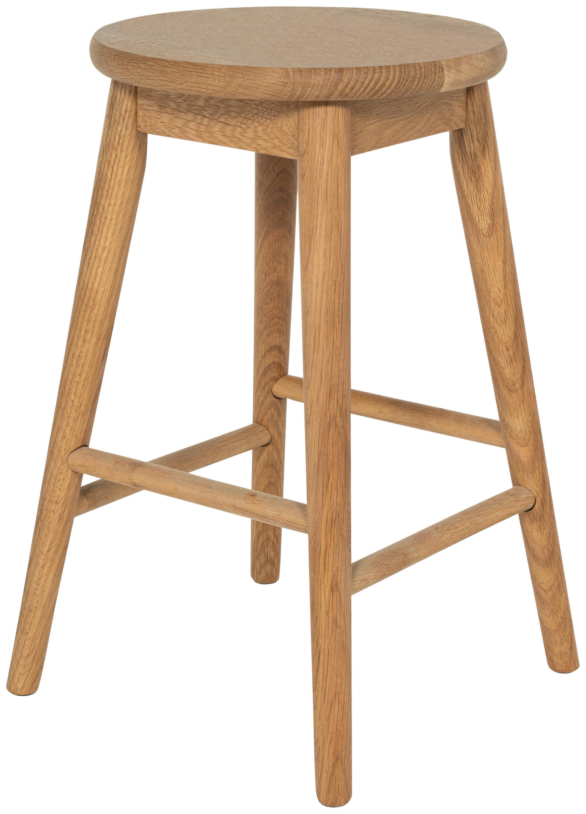 HOCKER Eiche Eichefarben  - Eichefarben, Natur, Holz (30/45/30cm) - Linea Natura
