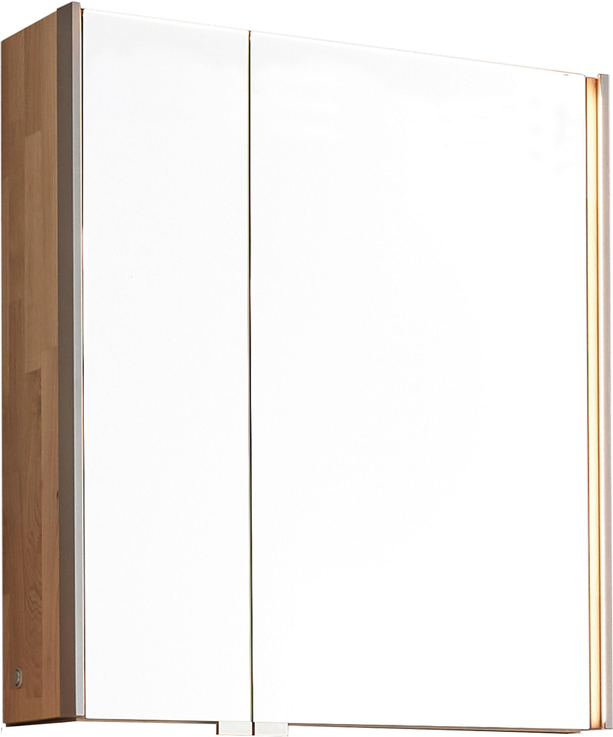 SPIEGELSCHRANK 67,9/90,1/19,7 cm  - Eichefarben/Titanfarben, MODERN, Glas/Holz (67,9/90,1/19,7cm) - Valdera