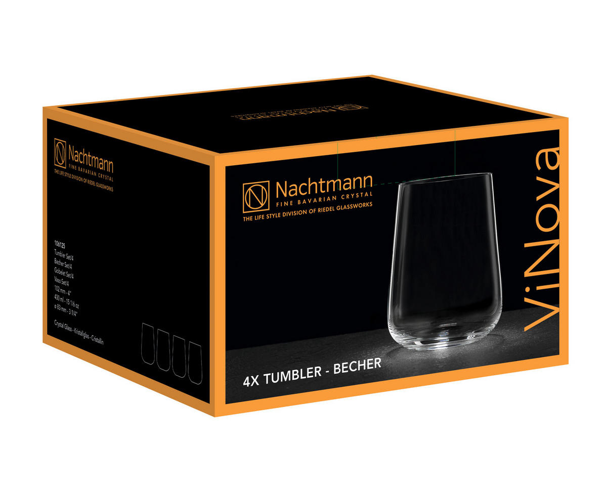 BECHER ViNova / Nachtmann    - Klar, Basics, Glas (8,3/10,2/8,3cm) - Nachtmann
