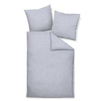 BETTWÄSCHE 2-teilig Flanell 155/220 cm  - Silberfarben, Design, Textil (155/220cm) - Janine
