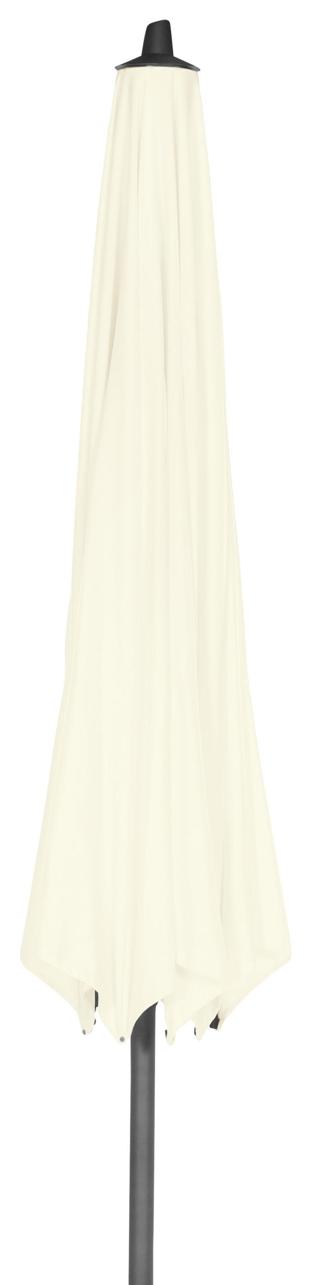 SONNENSCHIRM  350/350 cm  - Anthrazit/Beige, KONVENTIONELL, Textil/Metall (350/350cm) - Siena Garden
