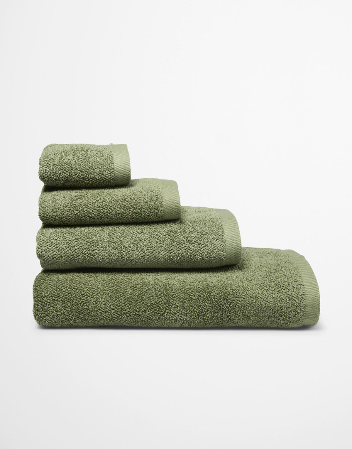 HANDTUCH Timeless Uni Grün  - Grün, Basics, Textil (50/100cm) - Marc O'Polo