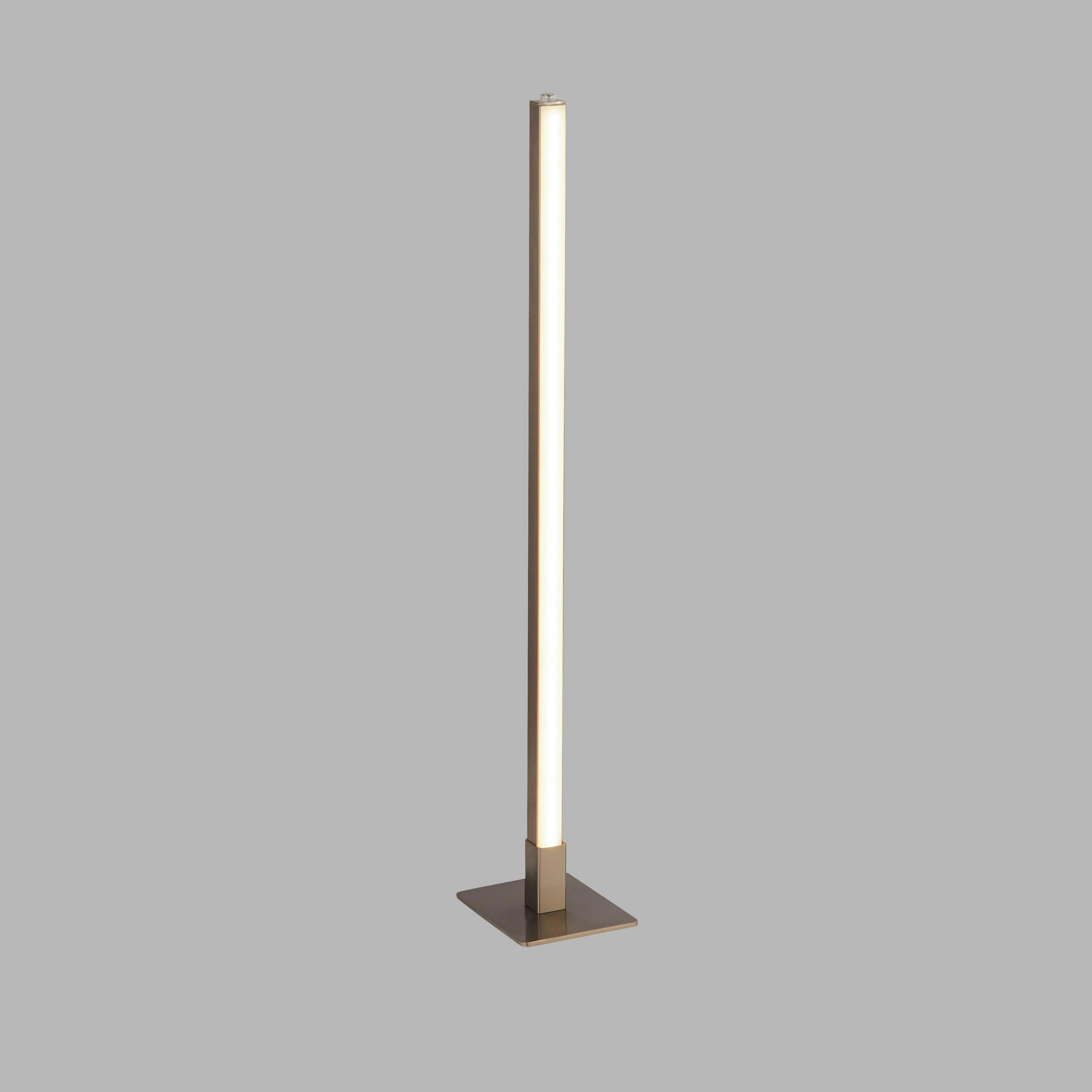 LED-STEHLEUCHTE 8/10/50 cm    - Silberfarben/Weiß, MODERN, Kunststoff/Metall (8/10/50cm)