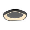LED-DECKENLEUCHTE 40/40/7,5 cm   - Schwarz, KONVENTIONELL, Kunststoff/Metall (40/40/7,5cm) - Schöner Wohnen