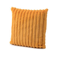 DEKORAČNÝ VANKÚŠ 45/45 cm - tmavožltá, Basics, textil (45/45cm) - Novel