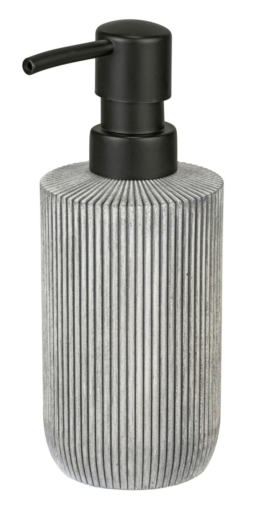 Schöner Wohnen Seifenspender Grau, Schwarz 7x17.5x9 cm