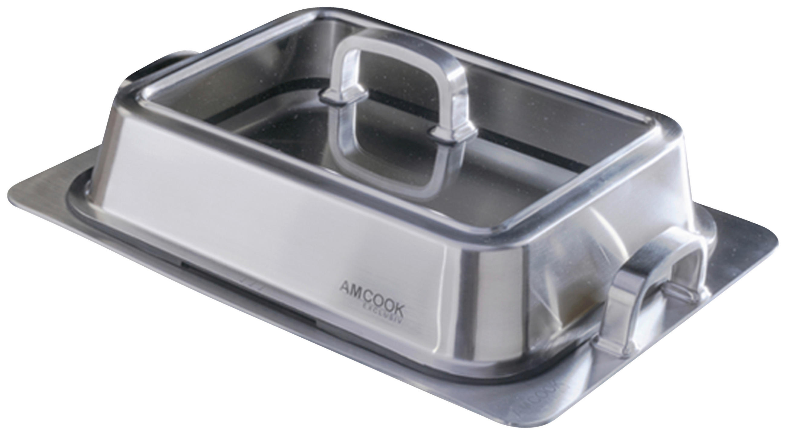 BRÄTER TEPPANYAKI  - Edelstahlfarben, Basics, Glas/Metall (32,5/5,5/44,5cm) - Am Cook