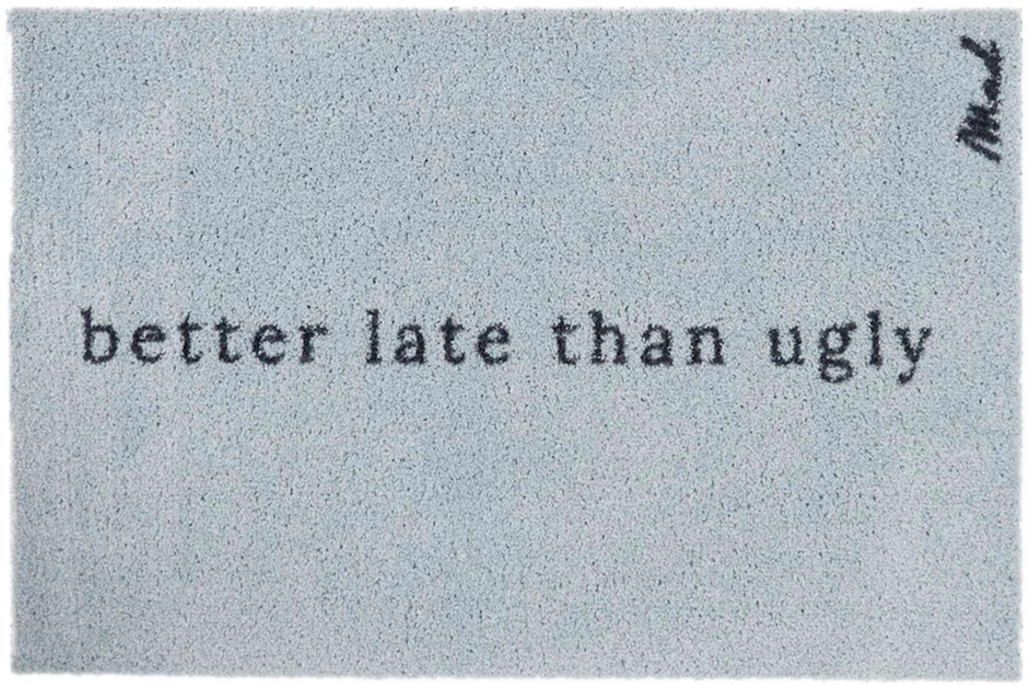 FUßMATTE  50/75 cm  Pastellblau  - Pastellblau, Trend, Kunststoff (50/75cm) - madaboutmats