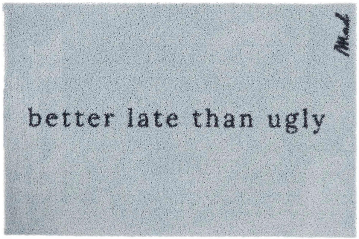 FUßMATTE  50/75 cm  Pastellblau  - Pastellblau, Trend, Kunststoff (50/75cm) - madaboutmats