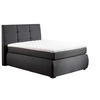 Pat Boxspring, 140/200 cm, antracit - culoare lemn wenge/antracit, Konventionell, lemn/textil (140/200cm) - Xora