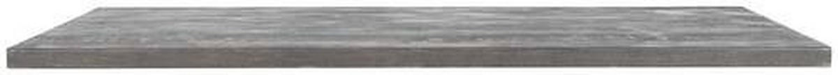 TISCHPLATTE Wildeiche massiv Wildeiche, Graubraun  - Wildeiche/Graubraun, MODERN, Holz (180/90/5,5cm) - Boxxx