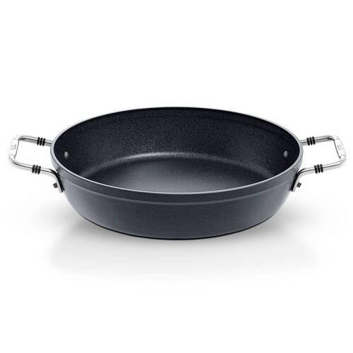 SERVÍROVACÍ PÁNEV  32 cm  - černá, Basics, kov (32cm) - Fissler