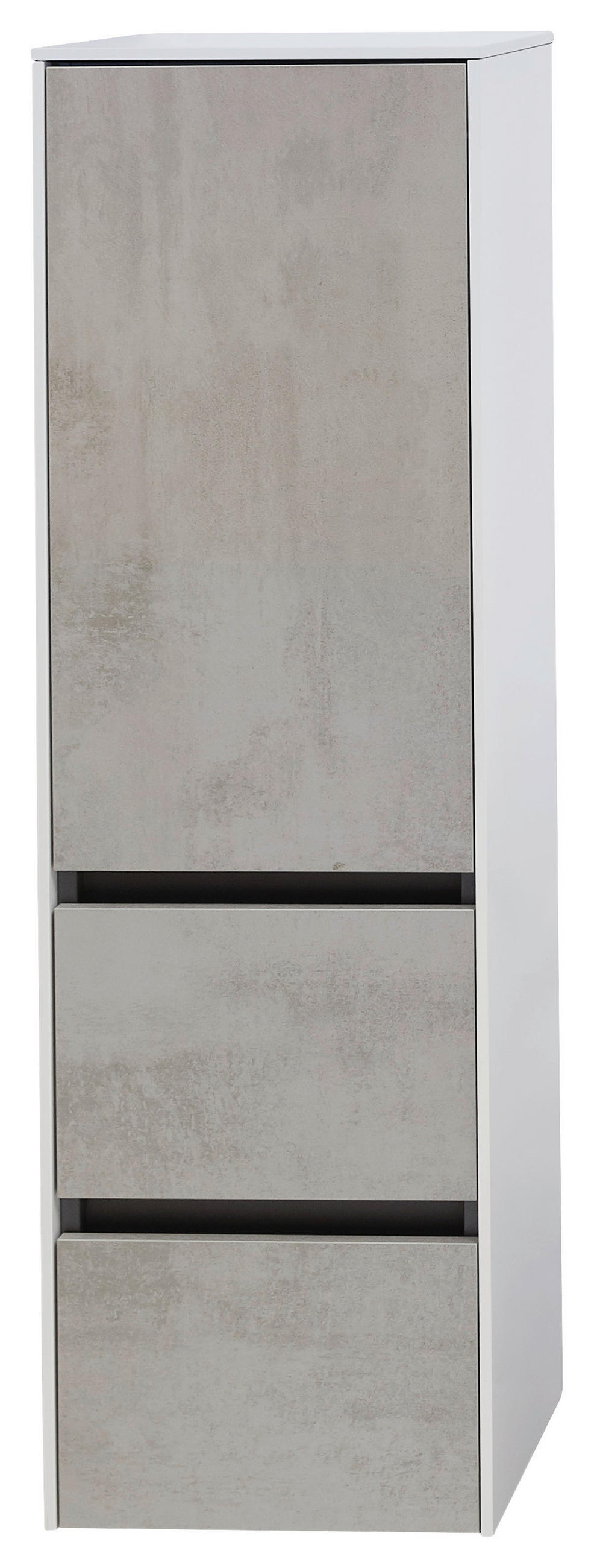 MIDISCHRANK 37/121/33 cm  - Hellgrau, Design, Glas/Holzwerkstoff (37/121/33cm) - Dieter Knoll