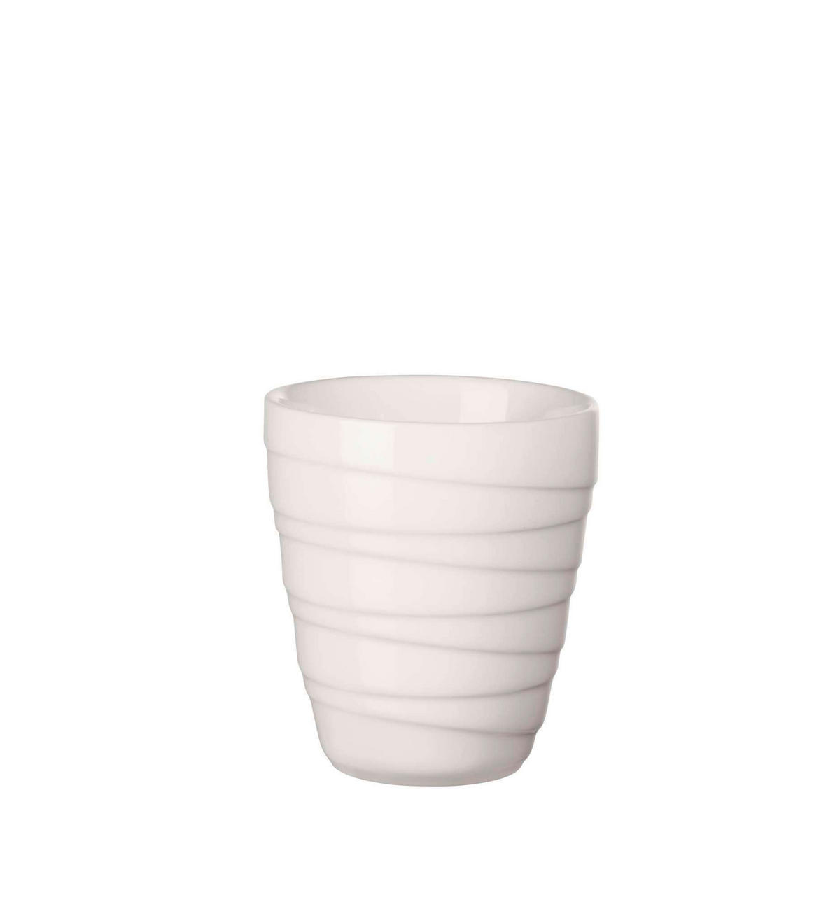 BECHER thermo to go   - Weiss, Basics, Keramik (8,4/9,5cm) - ASA