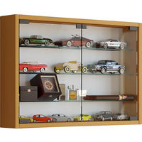 HÄNGEVITRINE in Buchefarben  - Transparent/Buchefarben, KONVENTIONELL, Glas/Holzwerkstoff (60/40/10cm) - MID.YOU