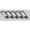 UNTERBAULEUCHTEN-SET 6/0,5/19 cm   - Schwarz, Basics, Metall (6/0,5/19cm)