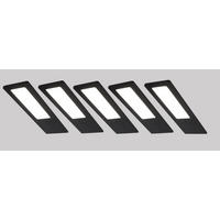 UNTERBAULEUCHTEN-SET 6/0,5/19 cm   - Schwarz, Basics, Metall (6/0,5/19cm)