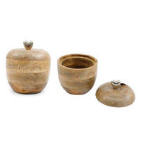 FRUCT DECORATIV - maro deschis, Basics, lemn (16,0/19,0/16,0cm)
