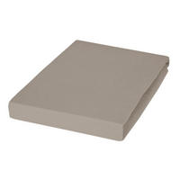 TOPPER-SPANNBETTTUCH Jersey  - Graubraun/Grau, Basics, Textil (200/200/10cm) - Janine