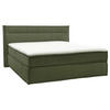 BOXSPRINGBETT 180/200 cm  in Olivgrün  - Schwarz/Olivgrün, Design, Textil (180/200cm) - Musterring