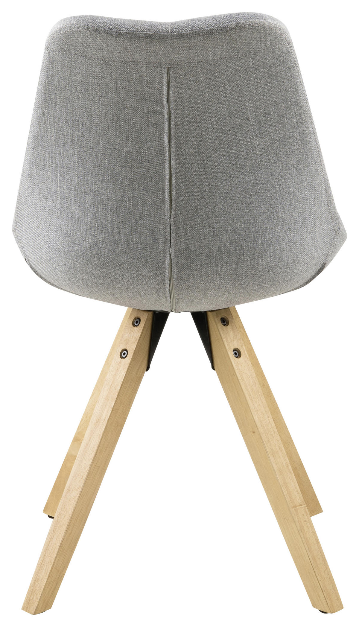 ŽIDLE, šedá - šedá/barvy dubu, Design, kov/dřevo (48/85/55cm) - Carryhome