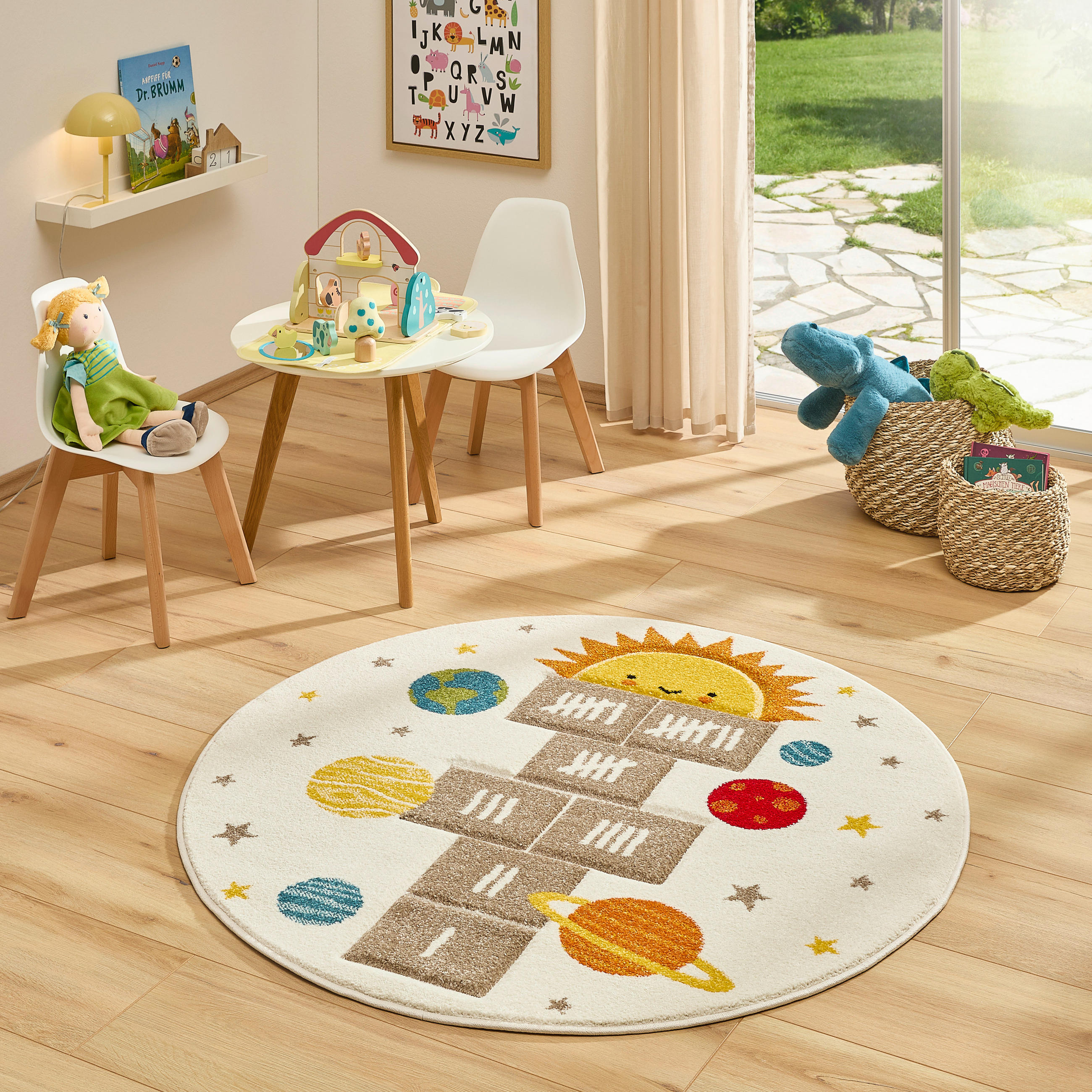 KINDERTEPPICH 120 cm  - Multicolor/Creme, Trend, Textil (120cm) - Ben'n'jen