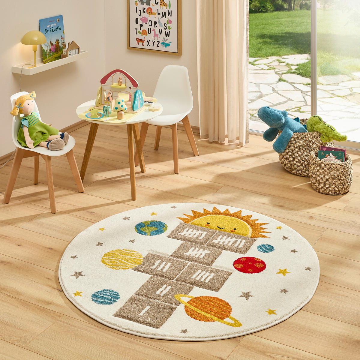 KINDERTEPPICH 120 cm  - Multicolor/Creme, Trend, Textil (120cm) - Ben'n'jen