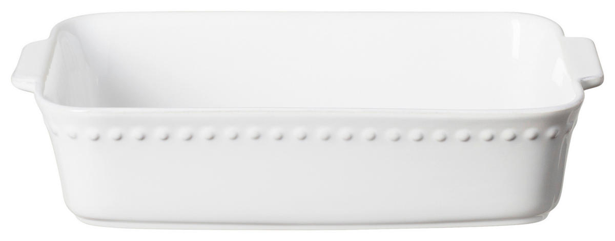 AUFLAUFFORM Keramik Feinsteinzeug  - Weiß Hochglanz, Basics, Keramik (32,7/20,6/7,3cm) - Costa Nova