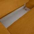 SCHLAFSOFA in Cord Bernsteinfarben  - Chromfarben/Bernsteinfarben, Design, Kunststoff/Textil (176/81/98cm) - Xora