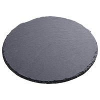 PLATZTELLER  20 cm   - Schieferfarben, KONVENTIONELL, Stein (20cm) - Ambia Home