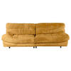 BIG SOFFA i plysch orange  - orange/svart, Klassisk, textil/plast (262/70/115cm) - MID.YOU