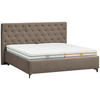 POLSTERBETT 180/200 cm  Taupe  - Taupe/Birkefarben, Konventionell, Holz/Textil (180/200cm) - Novel