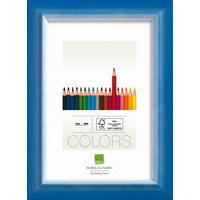RAHMEN 20,6/15,6 cm  - Blau, KONVENTIONELL, Glas/Holz (20,6/15,6cm)
