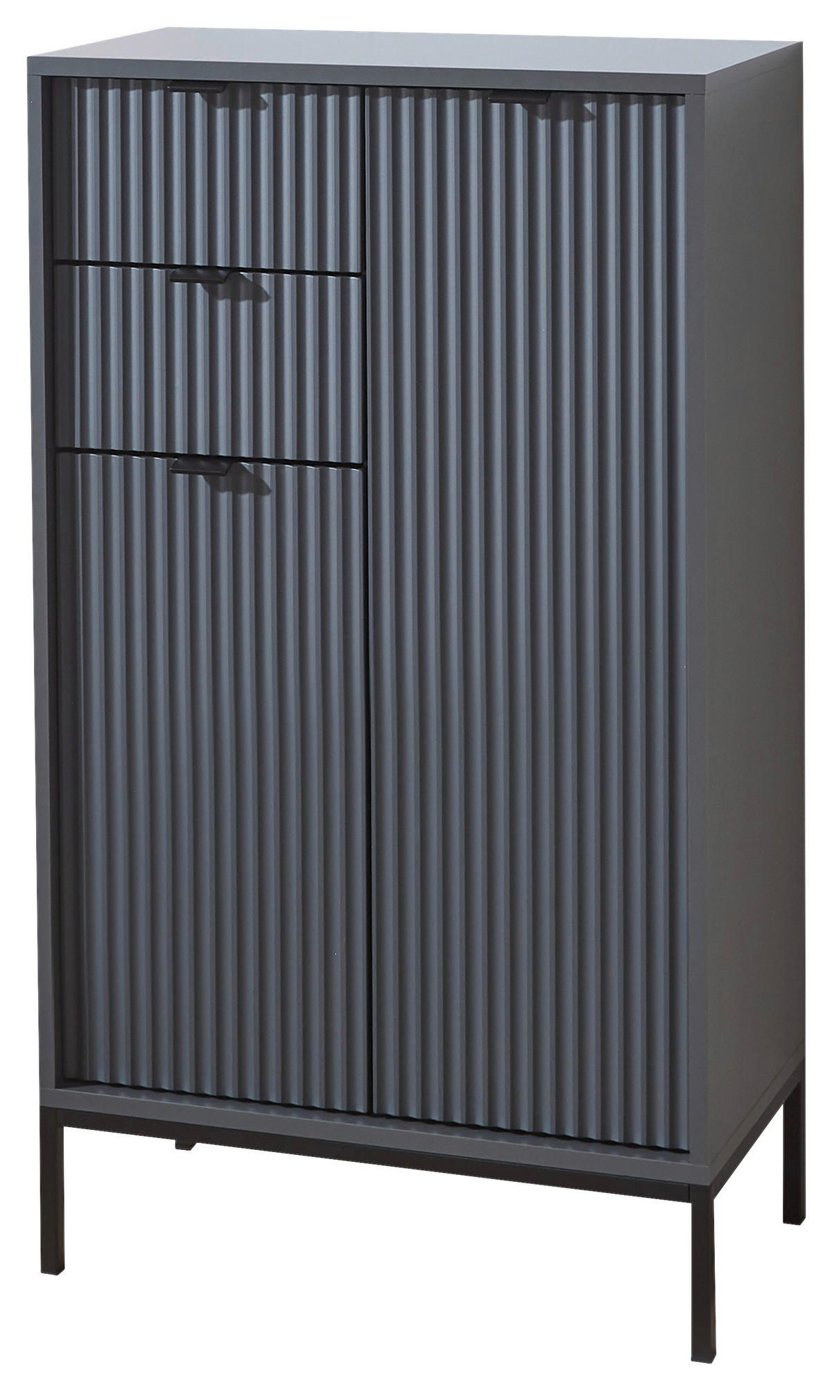 HIGHBOARD  in 60/106/32 cm  - Anthrazit/Grau, MODERN, Holzwerkstoff/Kunststoff (60/106/32cm) - MID.YOU