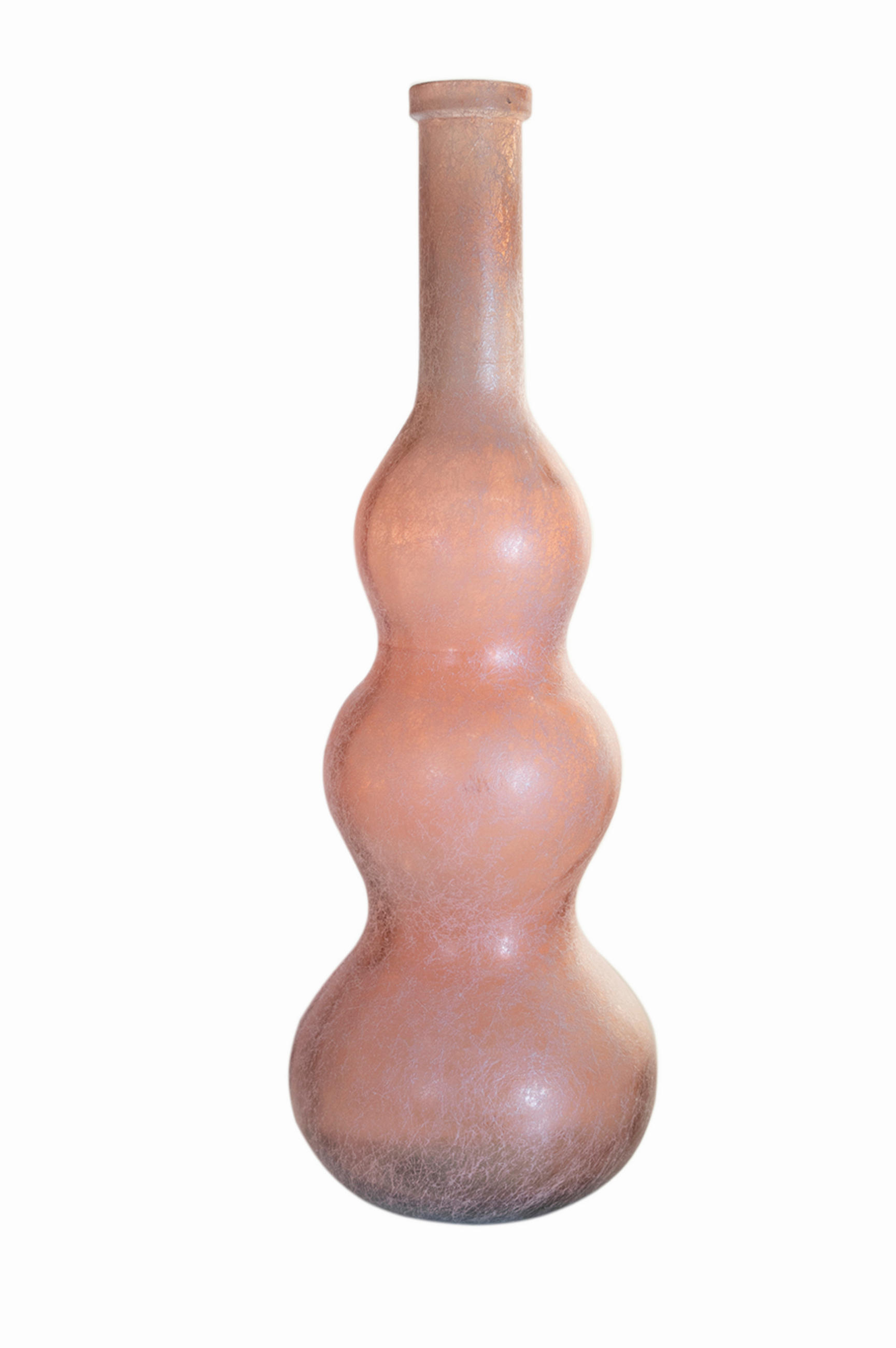VÁZA  - világos rózsaszín, Basics, üveg (75cm)