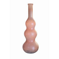 VÁZA  - világos rózsaszín, Basics, üveg (75cm)