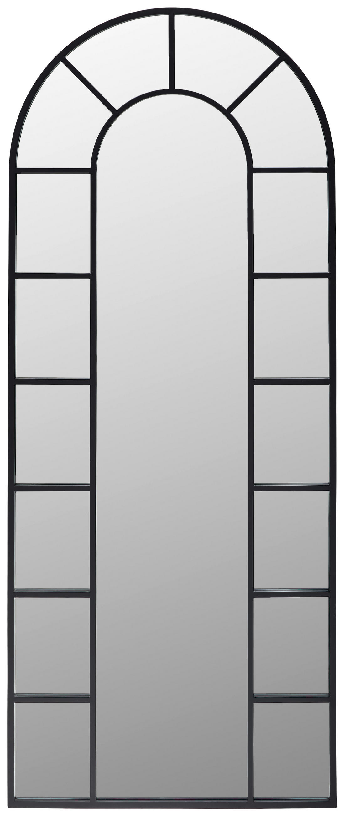 OGLEDALO ZIDNO  70/170/2,5 cm     - crna, Lifestyle, staklo/drvni materijal (70/170/2,5cm) - Landscape
