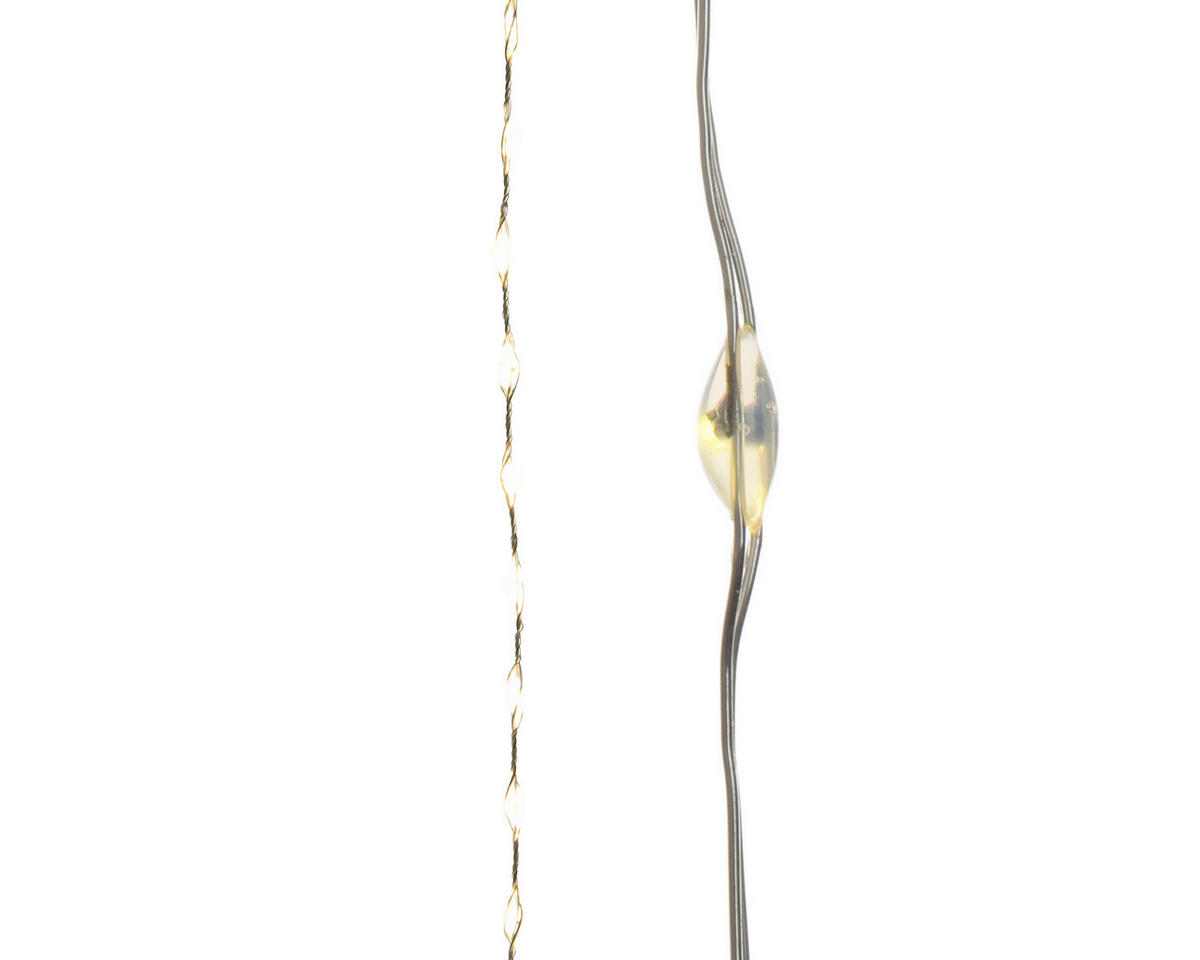 SVĚTELNÝ ŘETĚZ  159 cm - bílá/barvy stříbra, Basics (159cm)