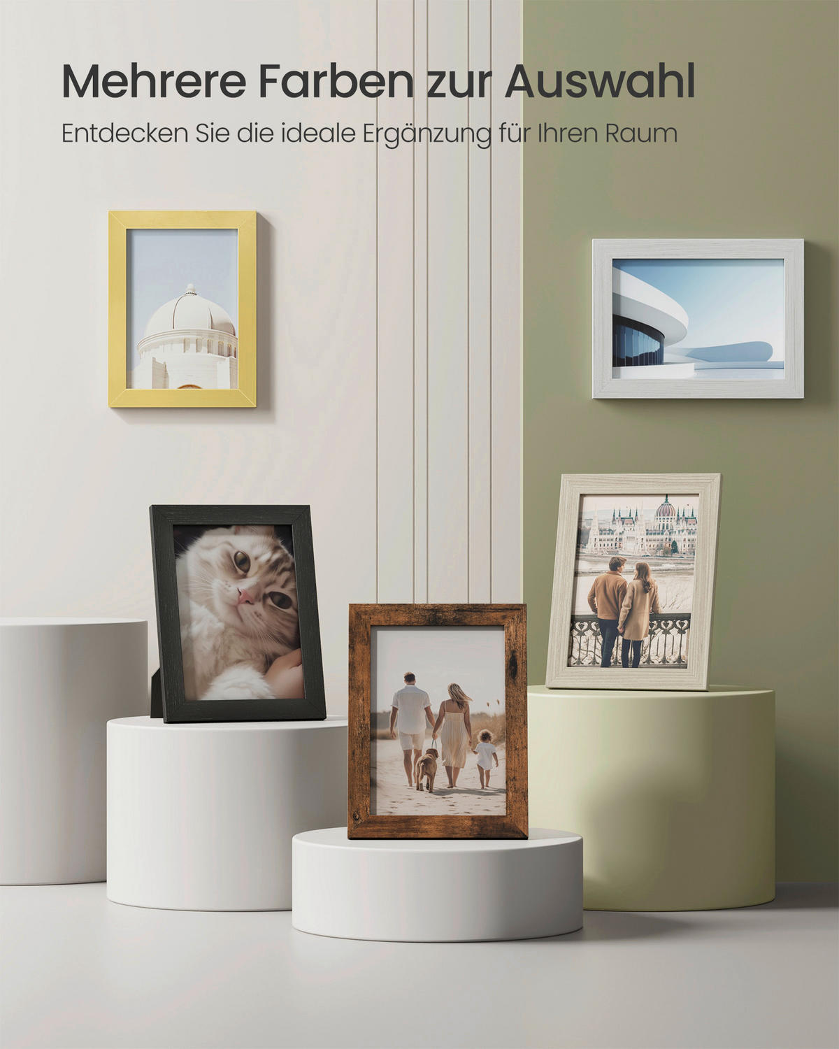 BILDERRAHMENSET - Schwarz, Basics, Holzwerkstoff/Kunststoff (32,9/11,5/27,3cm)