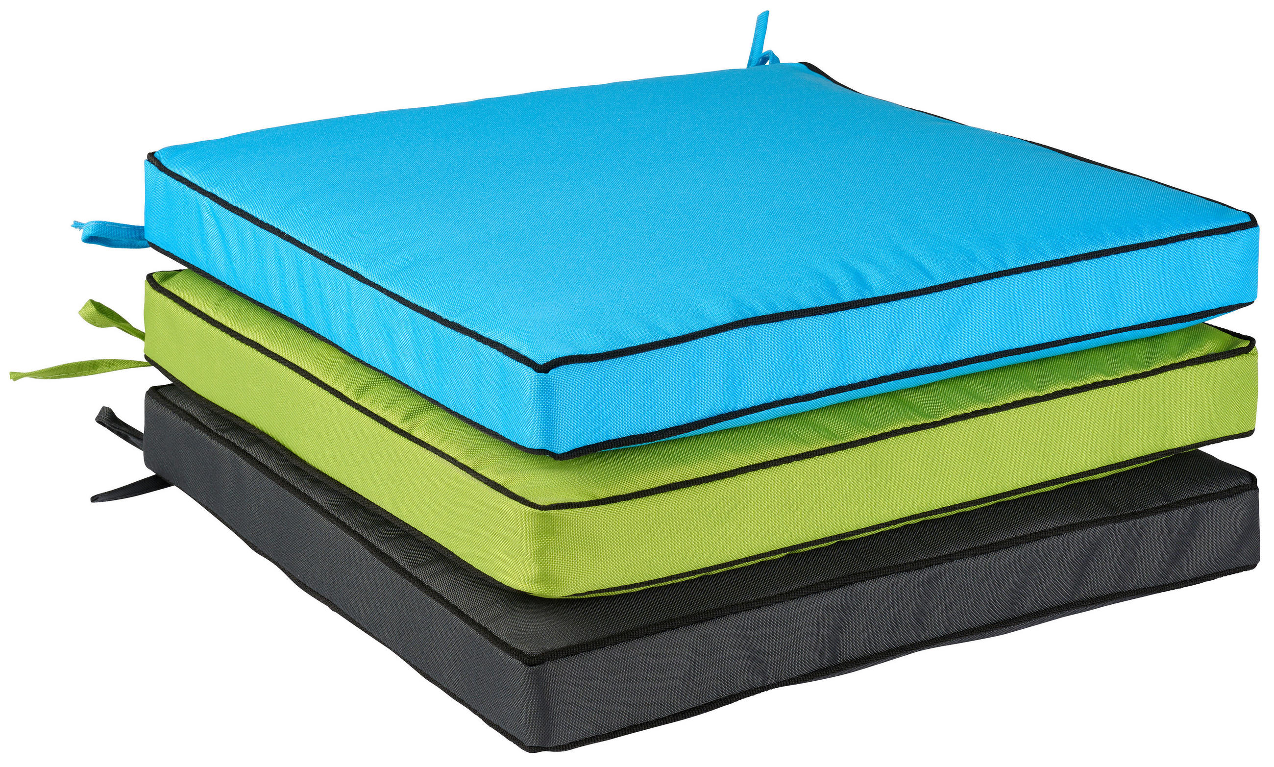 SITZKISSEN 40/40/4 cm    - Anthrazit, KONVENTIONELL, Textil (40/40/4cm) - Esposa