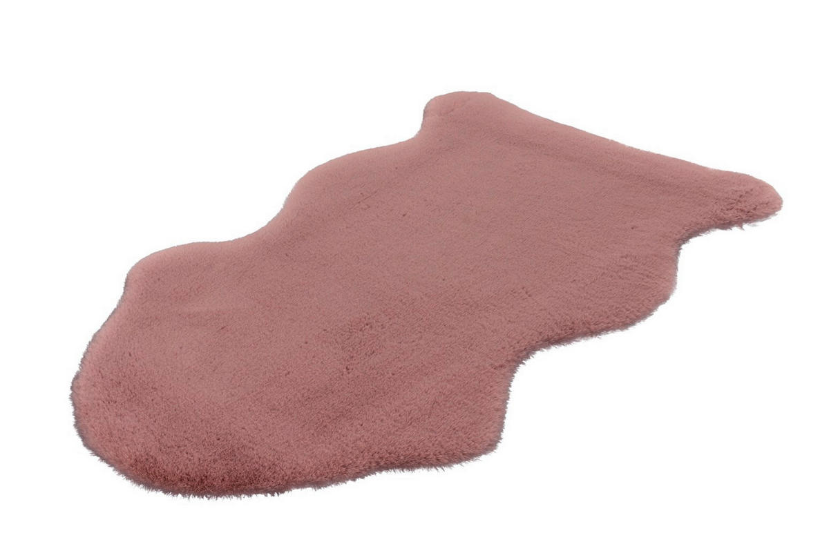 HOCHFLORTEPPICH 60/90 cm Estonia - Kunda Puderrosa Rosa  - Rosa, KONVENTIONELL, Textil (60/90cm)